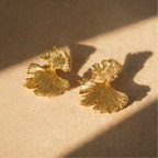Boucles d’oreilles feuille