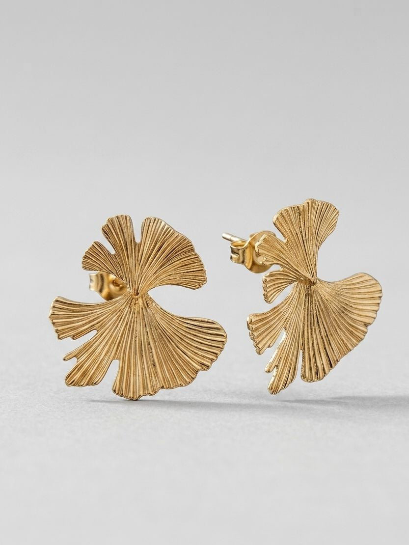 Boucles d’oreilles feuille